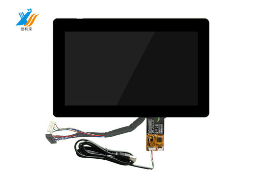 Nieprzepuszczalny 10,1 cali Interaktywny ekran LCD dotykowy Panel wodoodporny z sterownikiem LED