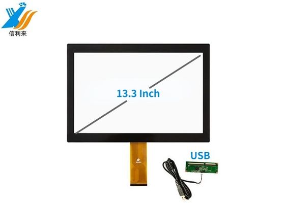 13.3'' Industrial Multi Touch Screen Panel z USB i IIC Interface G+G Structure