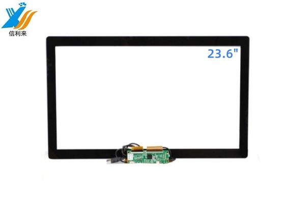OEM USB pojemnościowy panel dotykowy przemysłowy do 23,8 "pojemnościowego szkła dotykowego