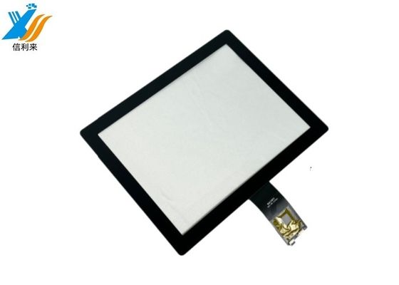 Czarny przemysłowy komputer PCAP z ekranem dotykowym 10,4-calowym z interfejsem USB i IIC COF
