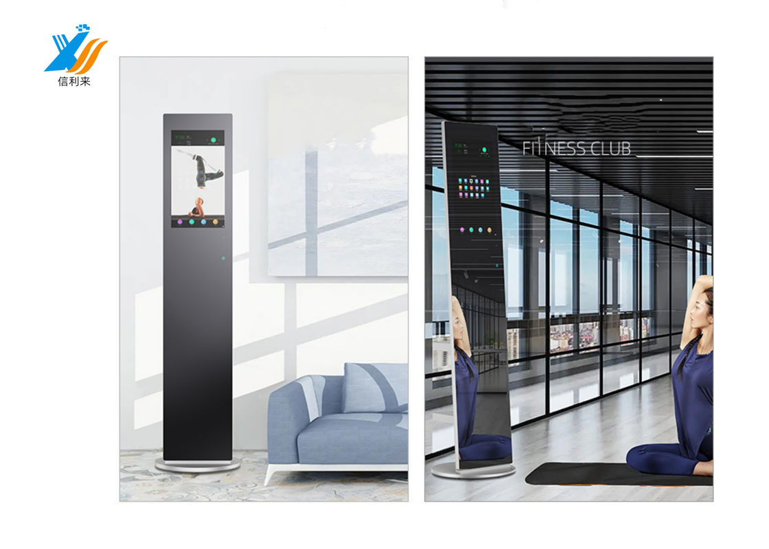 Gorąca sprzedaż Dostosowywalny Multi Touch Pojemnościowy ekran dotykowy Smart Mirror wodoodporny LED Touch Screen Mirror dla klubu fitness
