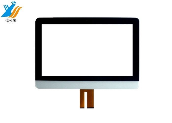 Niestandardowy projekcyjny pojemnościowy panel dotykowy 14 cali z interfejsem USB wodoodporny wodoodporny anty-UV AR AG AF