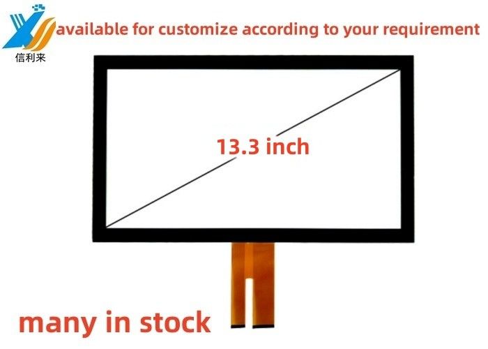 13.3 cala Multi touch projected capacitive (PCAP) GG panel ekranu dotykowego wodoodporny olejodporny ołówek dotykowy LCD Display LED Monitor AR AG AF Dostosowany do tabletu PC edukacja medyczna ATMS Transport