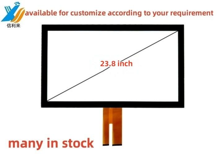 23.8 Inch Multi touch USB projected capacitive (PCAP) GG GFF touch screen panel AR AG AF waterproof oilproof pen touch lcd display led monitor dostosowany do sprzedaży przemysłowej edukacji medycznej
