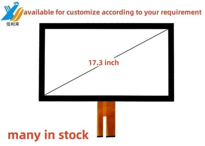 17.3" Multi touch projected capacitive (PCAP) GG touch screen panel AR AG waterproof oilproof pen touch glove touch Tft LCD Display LED Monitor dostosowany do tabletu przemysłowego PC Treadmill edukacyjny