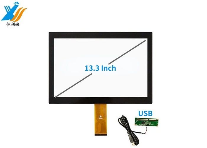 13.3'' Industrial Multi Touch Screen Panel z USB i IIC Interface G+G Structure