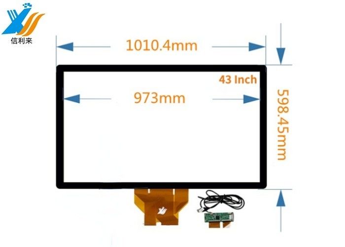 43" wielofunkcyjny, pojemnościowy panel dotykowy, dostosowywalny z monitorem BOE LG IC do interaktywnej ściany wideo, HMI edukacyjny, kiosk samoobsługowy, tablety, kasy, kasy POS