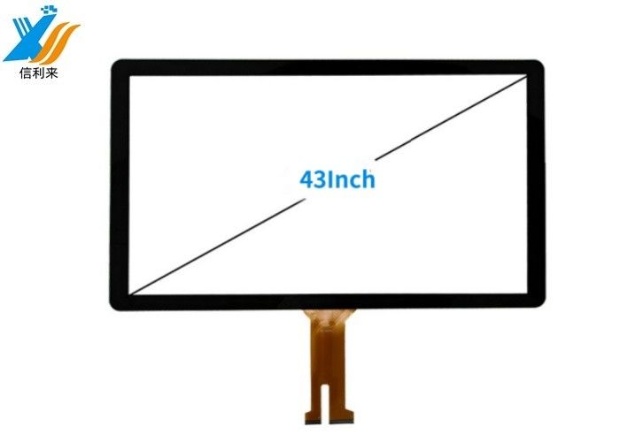 Dostosowany 43 cali PCAP Panel dotykowy ITO Szkło Multi Touch Projektowany pojemnościowy ekran dotykowy Monitor do edukacji Konferencje medyczne Gry Interaktywne Video Laptopy ścienne Smart Home